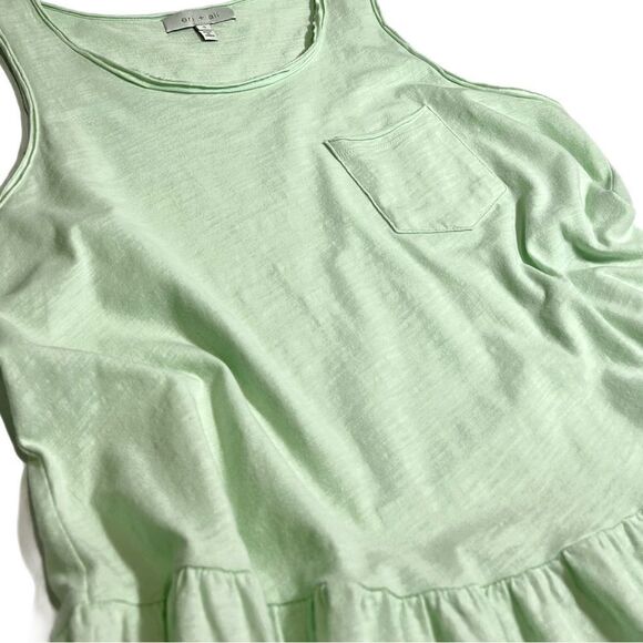 NWOT Anthropologie Eri + Ali Peplum Pocket Tank - Picture 2 of 5